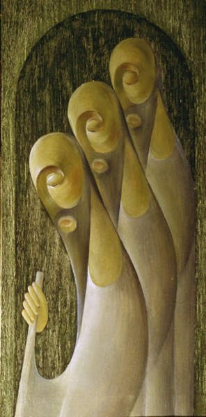 Magi worshipping