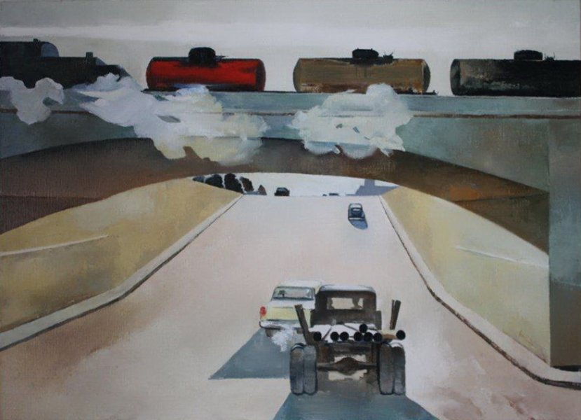 The morning train of Tahir Salahov