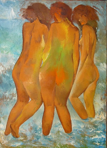 Three by the sea
