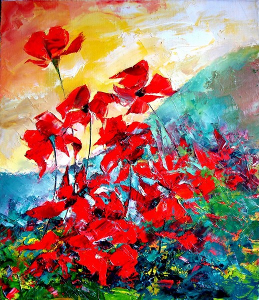 Wild poppies