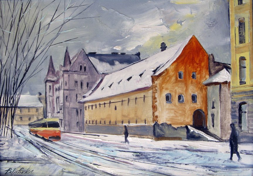 Pidvalna street in Lviv