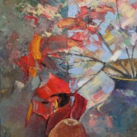 Apple and flowers