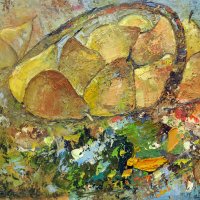 Basket of pears