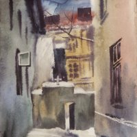 Armenian street in Lviv